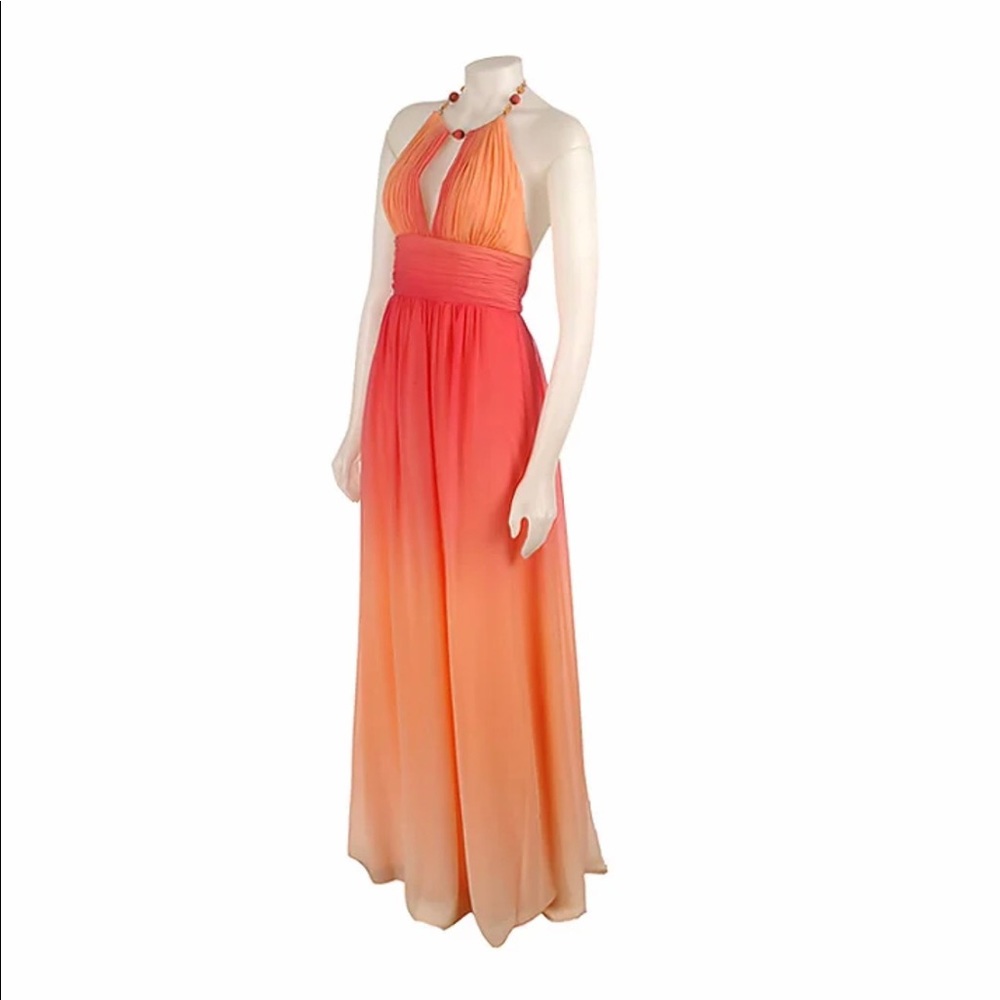 Max and Cleo by BCBG Halter Maxi dress